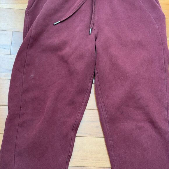 Women Lululemon Scuba High-Rise Jogger *Fleece 28" Red Merlot Size 6 - Picture 9 of 9